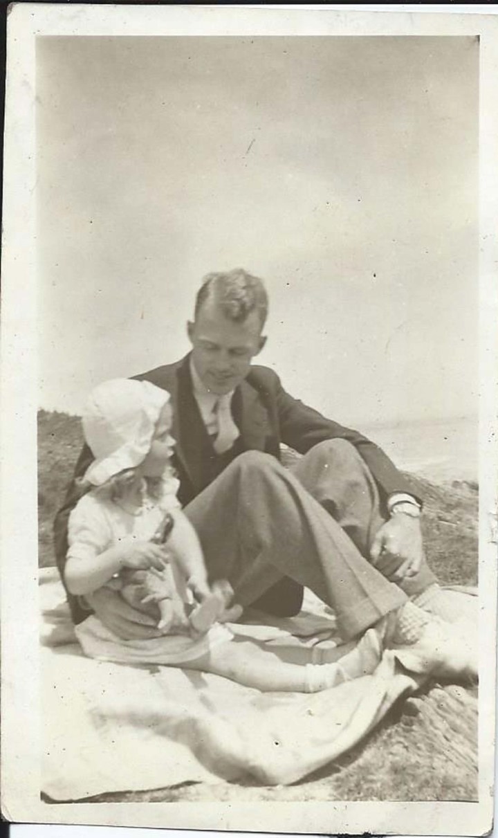 Ann an her father trimmed