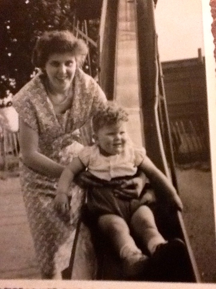Steve and his Mum younger