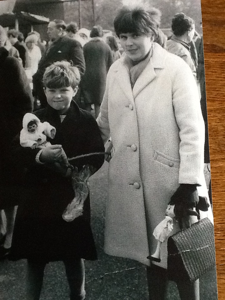 Steve and Mum aged 8