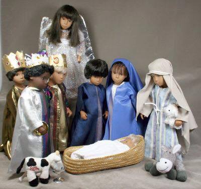 mums Nativity set